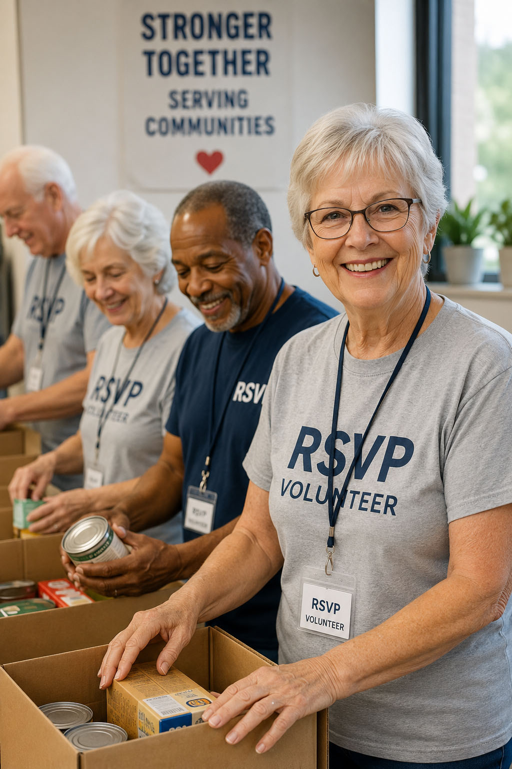 Senior volunteers
